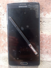 Samsung Galaxy Note 4 - 32 GB - Charcoal Black AT T PARTS OR REPAIR ONLY