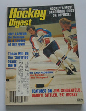 Hockey Digest December 1978 Ulf Nilsson / Anders Hedberg New York Rangers label