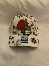 '47 Cleveland Browns Floral Cap Kids Adjustable Brand New Without Tags