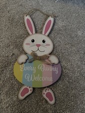 Every bunny welcome sign
