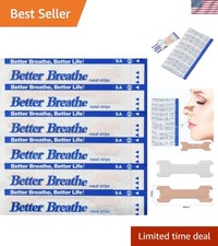 Gentle Nasal Strips 66mm x 19mm 100 Pack for Enhanced Breathing Comfort