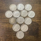 1964 dimes 90% silver Roosevelt - lot of 13