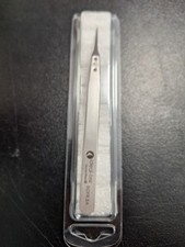 Tweezer, Replaceable Tips, ESD, 130 mm, Stainless Steel Body, Carbon Fibre Tip