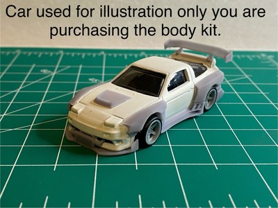 Body Kit For Hotwheels Nissan 180SX 1/64 Scale Diecast Custom