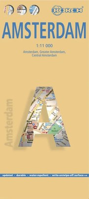 Borch Map Amsterdam | (Land-)Karte | Mehrfarbendruck. Gefalzt | 2 S. | Deutsch