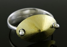 Vintage Hans Hansen Denmark Modernist #250 Sterling Silver Bracelet Size 7"