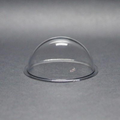 KAYNEY Acrylic Dome with Flange Clear Plastic Hemisphere   Transparent Case fo