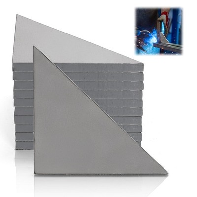 10 Pack 3'' x 3'' x 1/4'' Steel Gusset Plate Weldable Paintable Carbon Mild Stee
