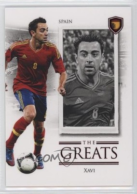 2025 Futera Unique World Football The Greats Ruby 5/10 Xavi Hernandez #120 1e41