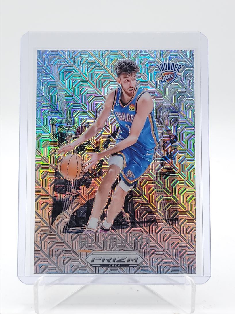 CHET HOLMGREN 2023-24 PANINI PRIZM DECA BASKETBALL MOJO THUNDER /25 Q0398