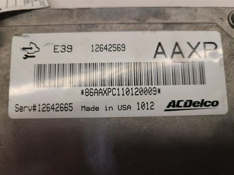 10-12 凯迪拉克 CTS 发动机 ECM 电子控制模块 3.6L ID 12642665 — 第 4/4 张图片