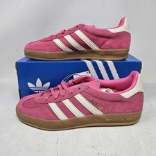 Adidas Originals Gazelle Indoor Casual Shoes / Pink Gum / JR1356 / Women's 8.5
