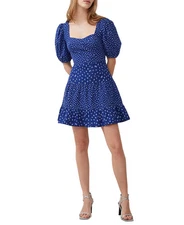 FRENCH CONNECTION Sweetheart Puff Sleeve Mini Dress MSRP $128 Size 8 # 3B 2664