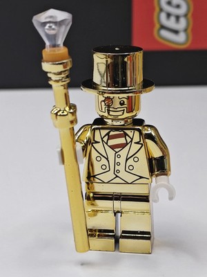NEW Mr. Gold Custom Lego Minifigure Limited Collectable 71001