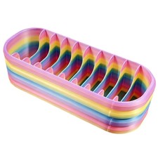 Diamond Art Storage Case with 10 Compartments - Portable and Colorful Organiz...