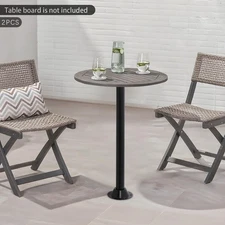 29" 2Pcs RV Table Base Mount Aluminum Alloy RV Table Leg w/ Mounting Hardware