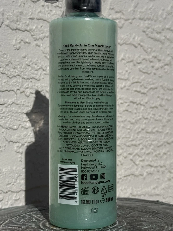 Spray milagroso todo en uno Head Kandy 13,5 oz protector térmico y desenredante Foto 2 de 2