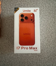 Umiio 17 Pro Max Mini Smartphone Orange 16GB RAM 1TB ROM