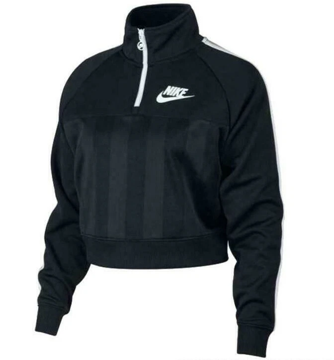 White nike half store zip women's