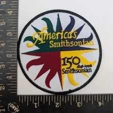 America’s Smithsonian 150th Anniversary Patch 1846–1996 Museum Logo Emblem
