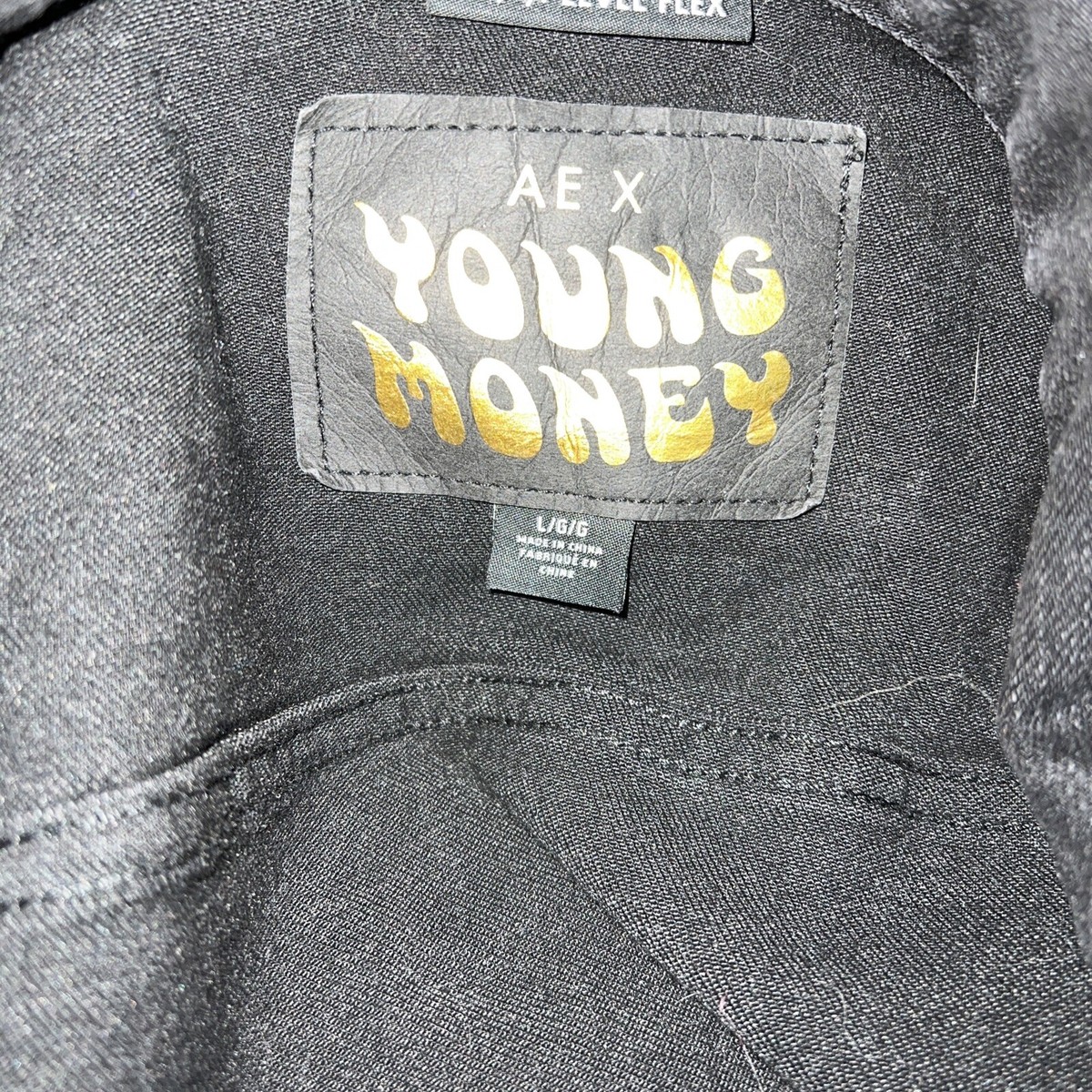 Young Money American Eagle Denim Jacket AE X Lil Wayne Men