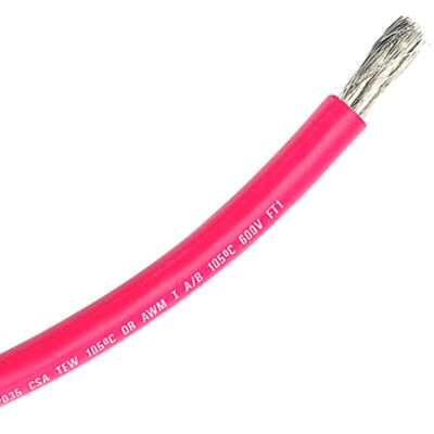 Marine Grade 8 AWG X 18' Stranded Tinned Copper Primary Wire Boat Cable RED