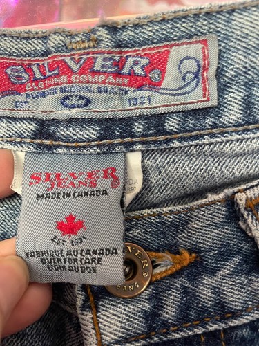 Silver Jeans Frisco High Rise Str Leg Button Fly Blue Denim U8599SU 31x31 R11.25 - Picture 5 of 10