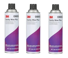 3M Cavity Wax Plus 08852 Protective Coating for Internal Auto Body Panels(3pack)