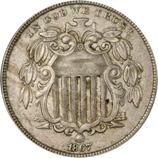 1867 Shield Nickel Great Deals From The Executive Coin Company