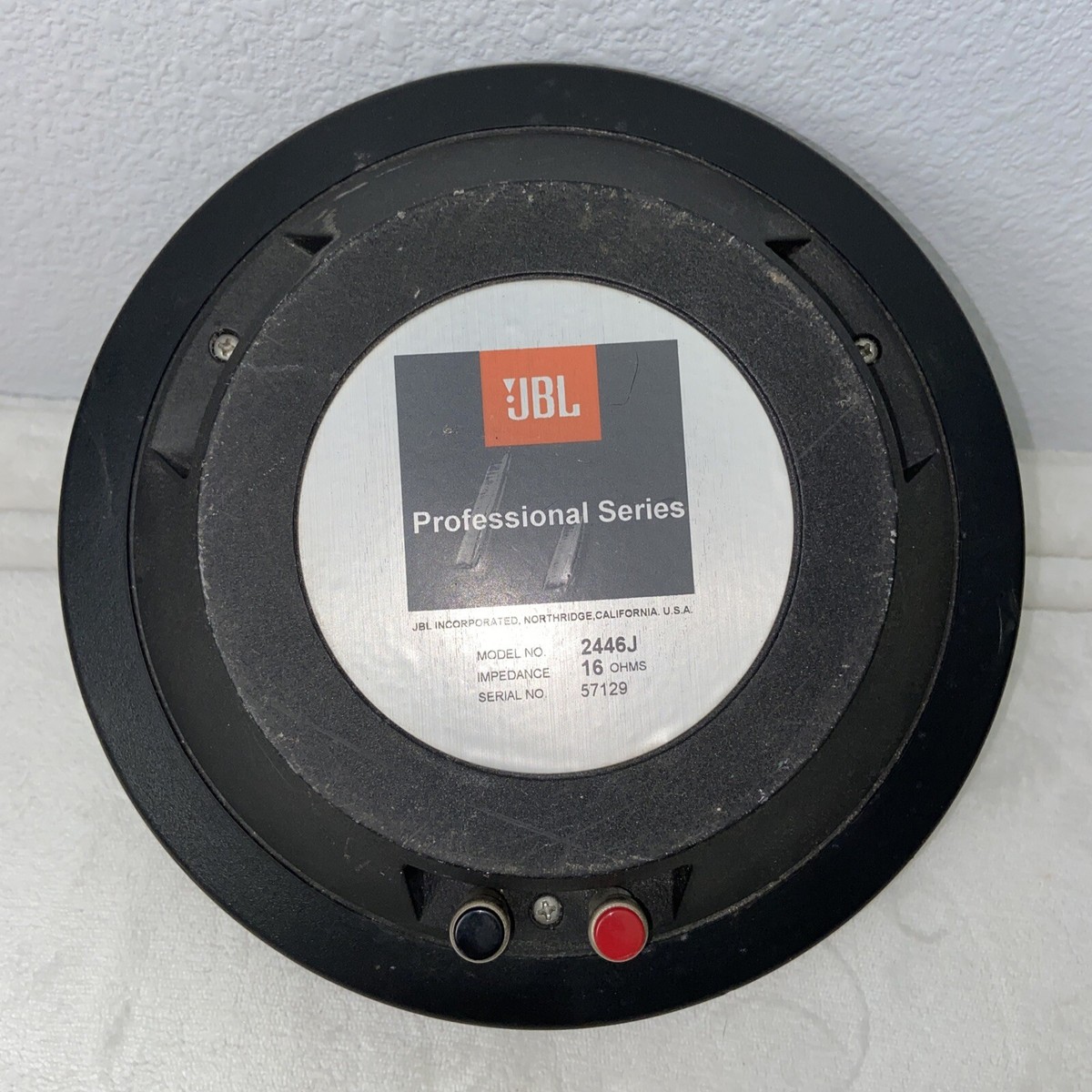 JBL 2446J High Frequency Compression Driver 16 OHM | eBay