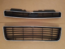 2pc Set 2006-2010 Impala Ls Lt Ltz Upper Lower Grille Pair On Front Bumper New 2pc Set 2006-2010 Impala Ls Lt Ltz Upper Lower Grille Pair On Front Bumper New