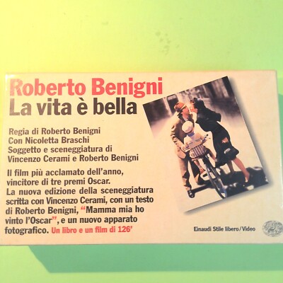 LA VITA E' BELLA BUCH + VIDEOKASSETTE BENIGNI EINAUDI