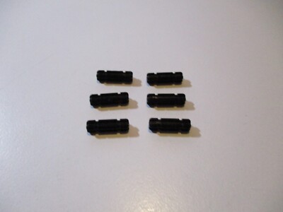 Lego 6x Technic Kreuzstange 2 lang mit Kerben 32062 schwarz esn9