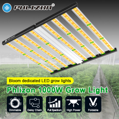 1000W Spider LED Grow Light Bar Full Spectrum Indoor Plants Commercial Veg Bloom