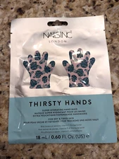 Nails Inc Thirsty Hands Super Hydrating Hand Mask 0.60 fl oz - NEW SEALED
