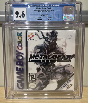 Metal Gear Solid (Nintendo Game Boy Color, 2000) CGC Graded A++ Sealed  New 83717140733|