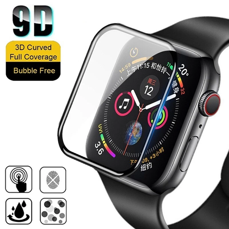 9D Tempered Glass Screen Protector For Apple Watch 4 5 6 SE 40mm