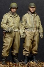Alpine Miniatures 35116 1/35 WW2 US AFV Crew Set 2 Figures 