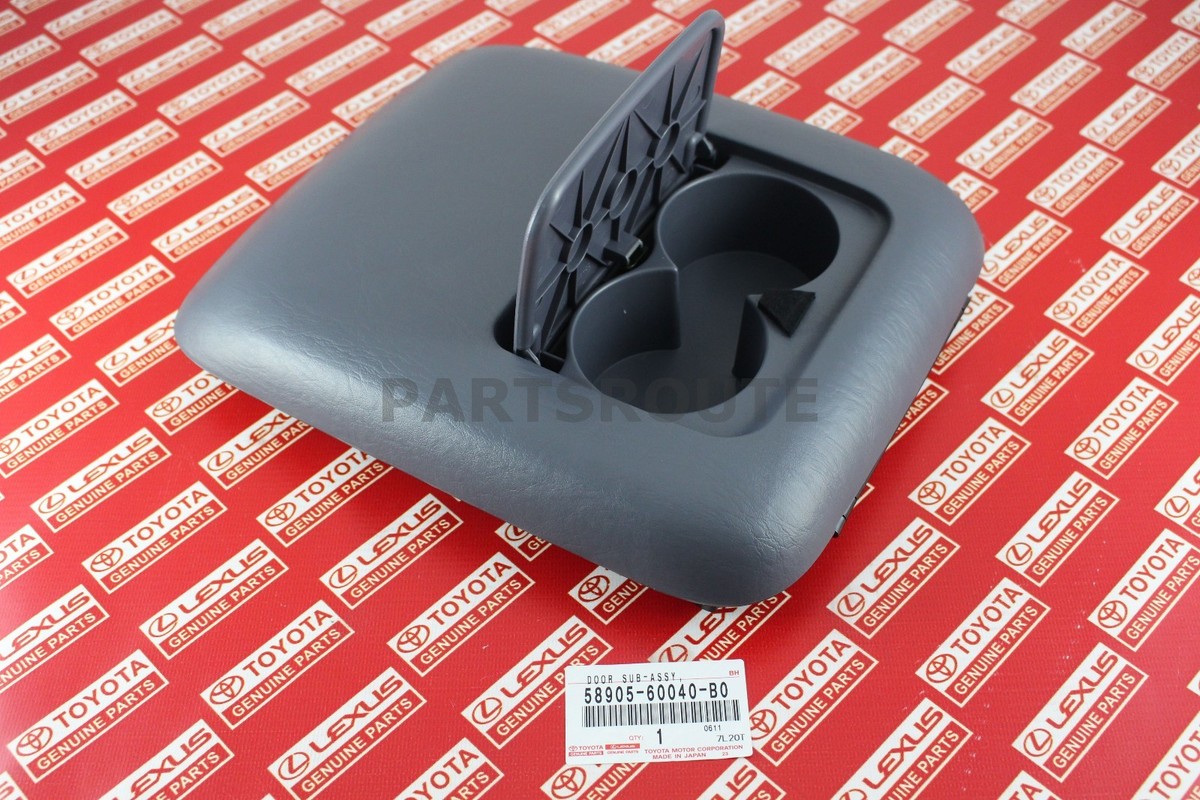 Toyota Land Cruiser Prado Center Console Lid Cover Cup Holder OEM