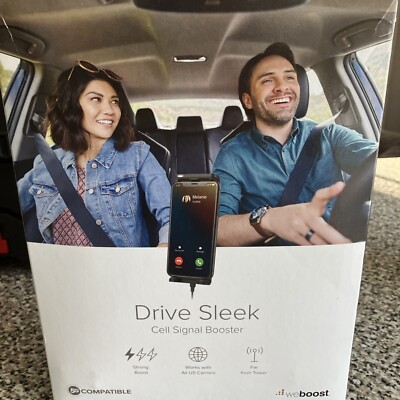 weBoost Drive Sleek 470135 Vehicle Cell Phone Signal Booster Kit