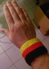 Handgelenkswärmer Pulswarmer Schal gestrickt...