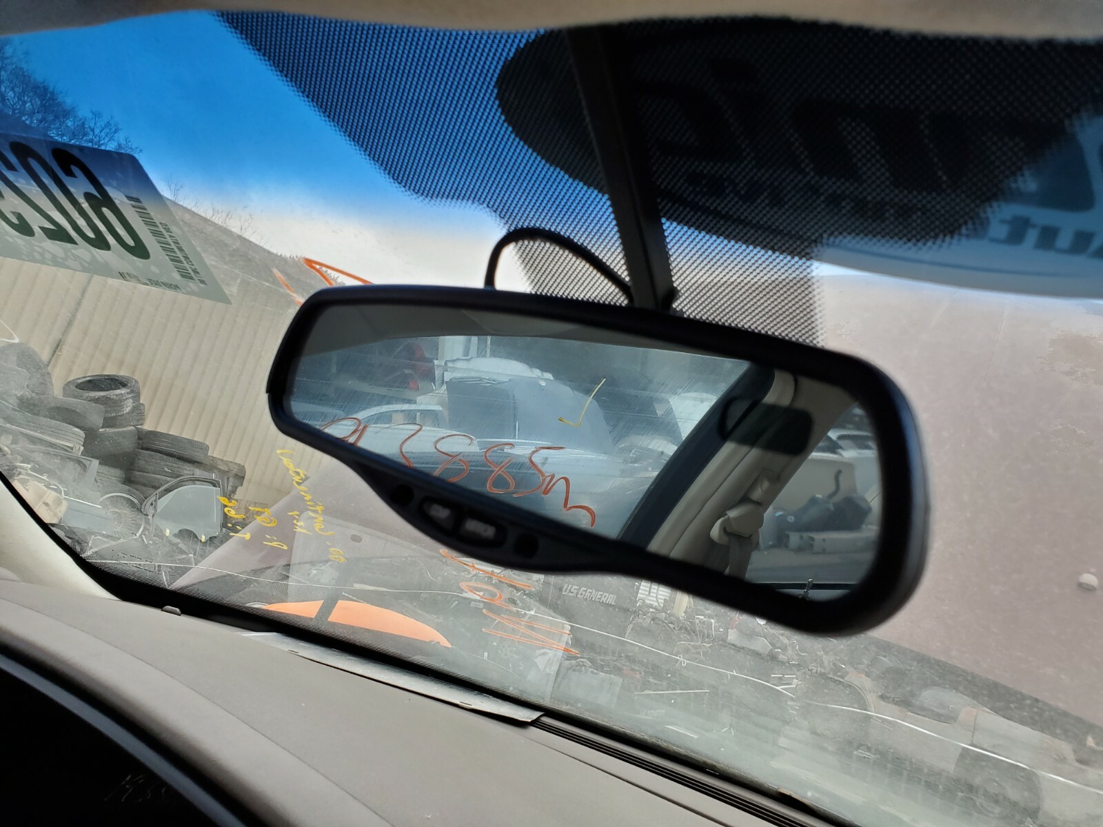 1998-1999-2000-2001-2002 LINCOLN CONTINENTAL INTERIOR REAR VIEW MIRROR