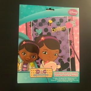 Disney DOC MCSTUFFINS Sparkling Scratch and Reveal Activity Set - NEW!