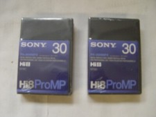 Sony P6-30HMPX Hi8 ProMP Blank Video Tapes Quantity 2