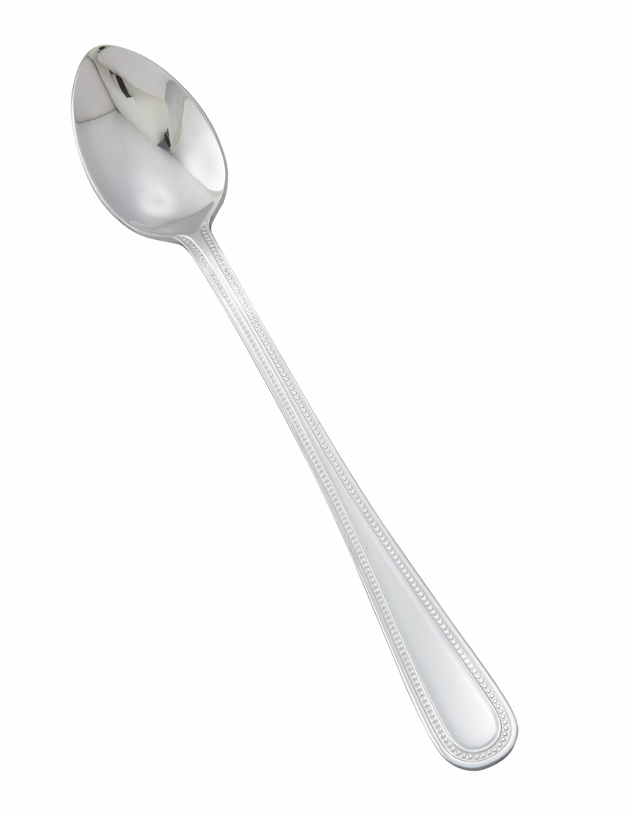 12-Piece Dots Iced Teaspoon Set, 18-0 Stainless Steel,Silver