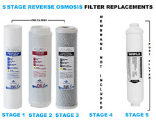 Aquati Pre & Post Filter Replacement Set for 5 Stage Under Sink RO System