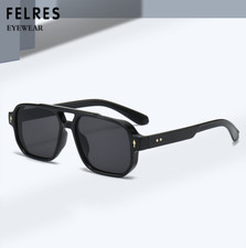 Men Women Square Sunglasses Outdoor Driving Party Shade Glasses UV Protection