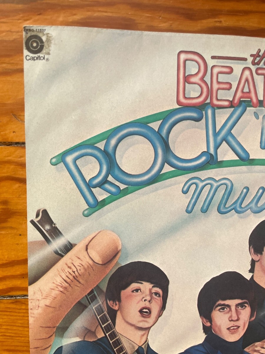 The Beatles Rock N Roll Music Vintage Band Poster Promo Album