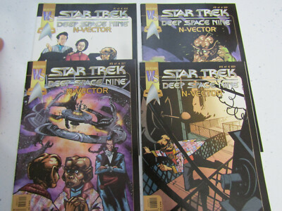 2000 WILDSTORM COMICS STAR TREK DEEP SPACE NINE N-VECTOR ISSUES 1-4