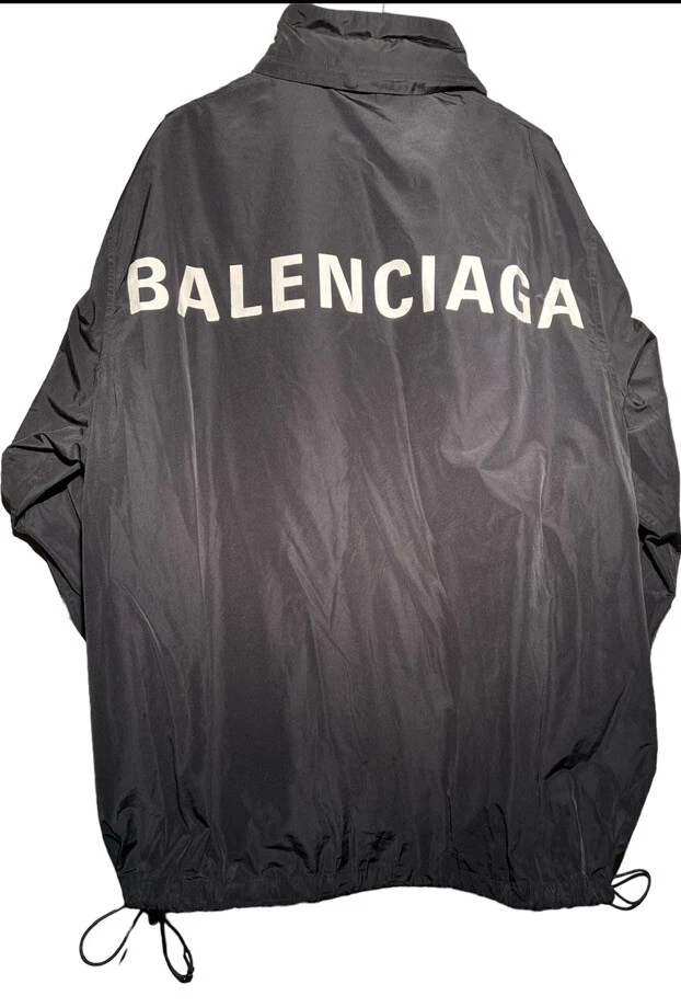 BALENCIAGA  Rear Logo Denim Jacket  Men  Blue 4773  Flannels